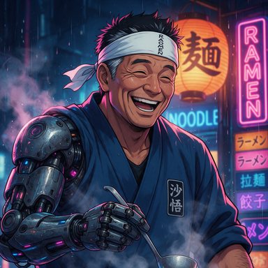 Portrait manga : Kenji · cuisinier